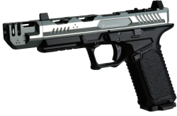EMG STRIKE INDUSTRIES ARK17 GBB ハンドガン（Mass Driver Compモデル） Dual Silver