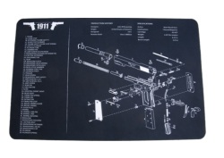 ノーブランド メンテナンスガンマット (M1911/GLOCK)