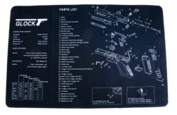 ノーブランド メンテナンスガンマット (M1911/GLOCK)