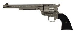 タナカ Colt’ Single Action Army 2nd Generation 7-1/2inch ニッケルフィニッシュ ABS ペガサス2 ガスリボルバー