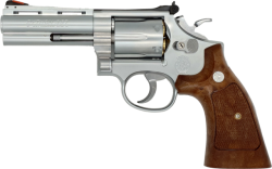 タナカ SMOLT Revolver 4inch Stainless Finish Ver.3 Square butt モデルガン