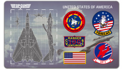グルーヴガレージ 「TOP GUN」 ラバーマット F14