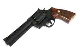 マルシン(Marushin) COLT ANACONDA X-Cartridge 6inch HW BK (木製グリップ)