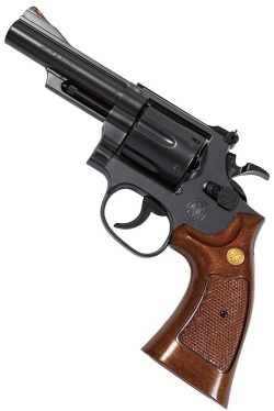 クラウンモデル S&W M19 .357CombatMagnum 4inch ウッドタイプグリップ ホップアップガスリボルバー