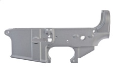 ★送料無料★ANGRY GUN マルイM4MWS対応 CNC ロアレシーバー (無刻印/M4スタイル/無塗装）