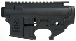 ★送料無料★ANGRY GUN マルイM4MWS対応 Colt M4A1 レシーバーセット (ロールスタンプ仕様/6061-T6アルミ）