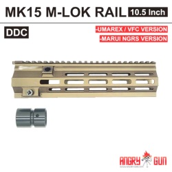 ANGRY GUN GEISSELE SMR M-LOK MK15 レイルハンドガード 10.5inch VFC(Umarex) HK416シリーズ対応