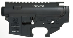 ANGRY GUN マルイM4MWS対応 MK18 MOD.1 レシーバーセット (ロールスタンプ仕様/6061-T6アルミ）