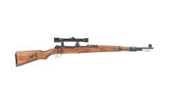 ARES Kar98K スチール&リアルウッドVer エアーコッキングライフル (スコープ付モデル)