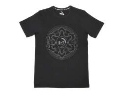 B&T TEXTIL Tシャツ/Slim Fit/メタルキーリング付き (Black)