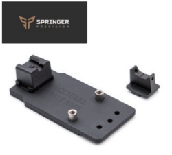 C&C Tac SPRINGER PRECISION Front Co-Witness Opticsスタイル Trijicon RMRドットサイトマウントベース (SIG M17/M18 GBB対応)