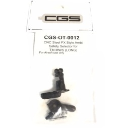 CGS/T8 東京マルイ M4 MWS GBB用 CNC スチールアンビセレクター