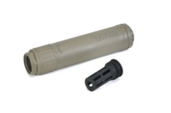 CRUSADER M110A1サイレンサーセット (14mm逆ネジフラッシュハイダー付属)