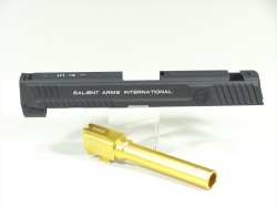 DETONATOR S&W M&P9 Salient Arms Tier2 カスタムスライド 4.25インチモデル-BK マルイ M&P9 GBB対応