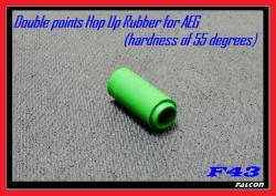 Falcon Double points ホップアップラバー AEG 用(55°/Green)