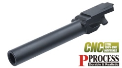 GUARDER 東京マルイ Glock17 Gen.5 MOS対応 スティールアウターバレル BK (GLK-518)