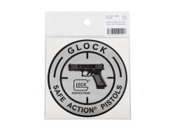 GLOCK SAFE ACTION ステッカー (Size: 4インチ Diameter)