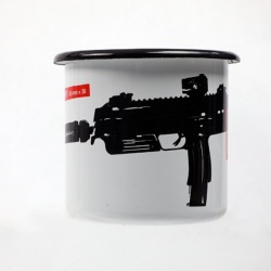 Heckler & Koch Emaille Retro ホーローカップ (MP7 HK Edition)