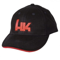 Heckler & Koch ベースボールキャップ (Black/Red)