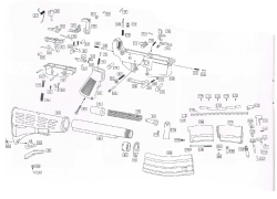 WE M4/M16/HK416/XM177 ディスコネクター スプリングNo.54-1(M4TA-003)