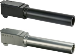 DETONATOR ショートリコイルスプリング機能付 アルミアウターバレル BK/SV 東京マルイ G19用