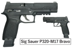 AEG(ASIA Electric Guns) SIG P320-M17 Bravo ガスブローバック BK