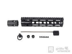 PTS Griffin Armament LowPro RIGID M-LOK レイルハンドガード/8.6in (BK)