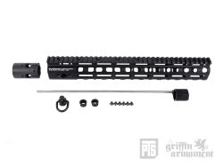 PTS Griffin Armament LowPro RIGID M-LOK レイルハンドガード/13.5in (BK)