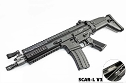 【NPAS】 WE SCAR-L CQC V3  GBB BK オープンチャンバーシステム