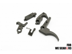 RA-TECH スチールトリガーアッセンブリー5点セット WE SCAR-L V3 GBB対応 (RAG-WE-SCAR-015)