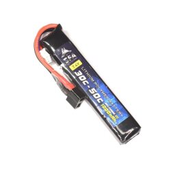 SFA製 7.4V リポ (LIPO) バッテリー T字コネクタ 1000mAh 30C-50C ショートスリムサイズ