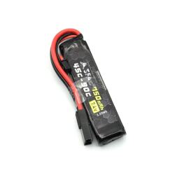 SFA製 7.4V リポ(LIPO) バッテリー ミニコネクタ 750mAh 45C-90C スーパーショートスリム (SA-B040M)