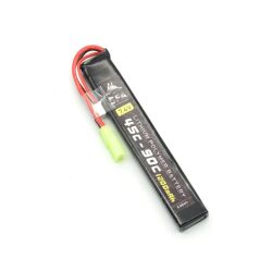 SFA製 7.4V リポ(LIPO) バッテリー ミニコネクタ 1200mAh 45C-90C スリムタイプ (SA-B044M)