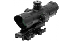 LEAPERS UTG 6" ITA RED/GREEN CQB T-ドットサイト オフセットQDマウントセット
