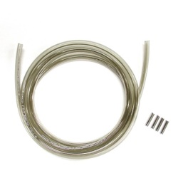 サンプロジェクト 6mm径 ソフト耐圧ウレタンホース クリアブラック 2m (SP-38-6)