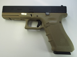WE G17 Gen.4 GBB TAN （グロック17 ガスブローバックガンシリーズ）