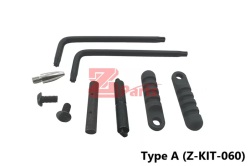 Z-Parts アンチローテーションピンセット GHK/VFC/ VIPER/ WA GBB対応【Type A/B/C】