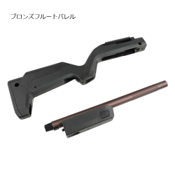 ACE1 ARMS MAGPUL X-22タイプ バックパッカーストックキット Black （KJ KC-02 GBB対応）