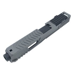 Airsoft Artisan DWSタイプ スライド/アウターバレルセット (Licensed/東京マルイ G17対応) Tungsten Cerakote