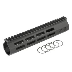 Airsoft Artisan Stubborn Mule タイプ OCTAGONAL 9インチ ハンドガード (AEG/MWS/GBB/PTW対応) 【BK/DE】