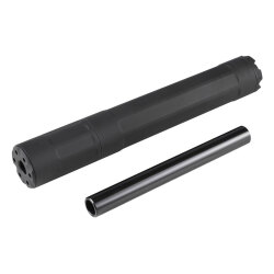 Airsoft Artisan SF RYDER 9M-TIタイプ 9mmサイレンサー (14mm逆ネジ) BK/DE