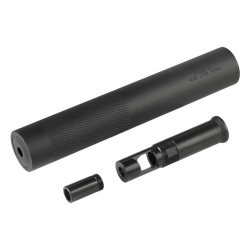 Airsoft Artisan AE OPS タイプ Mk12 SPR サプレッサー OTB マズルセット 14mm逆ネジ サイレンサー BK