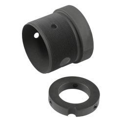 RGW PA Dolosスタイル QDテイクダウンシステム フロントベースセット対応 QDバレルナット＆固定リングセット（ハンドガード側用）