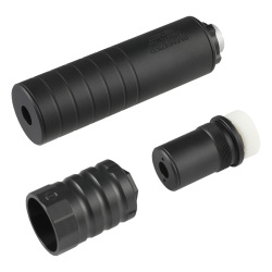 RGW Omega 9Kタイプ ダミーサイレンサー フラッシュハイダー&ブラストシールドセット 14mm逆ネジ/MP5アタブター 2Way