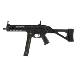 Double Eagle LWRCI SMG-45 AEG スポーツライン (電子トリガー搭載/UTRシリーズ) ガンケース付 電動ガン
