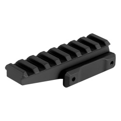 WoSporT UNITYタイプ FAST OPTIC RISER MOUNT マウントベース 20mmレール対応 BK