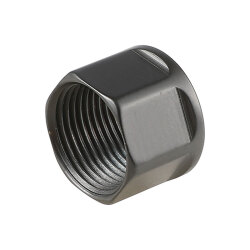 5KU Hexagon スレッドプロテクター (14mm逆ネジ) BK
