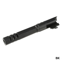 5KU ヘックスタクティカルアウターバレル (11mm正ネジ/東京マルイ Hi-CAPA5.1対応) BK