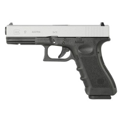 【JPバージョン】UMAREX/GHK G17/Glock17 グロック17 Gen3 (Crushed Silver/CERAKOTEカスタム/OfficialLicense)