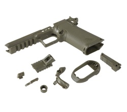 KIZUNA WORKS ロアフレーム グリップ セット BSK43 ガスブローバックハンドガン対応 Olive